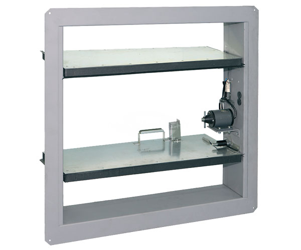 Стеновой клапан КЛОП-4(90)-НО с приводом внутри корпуса