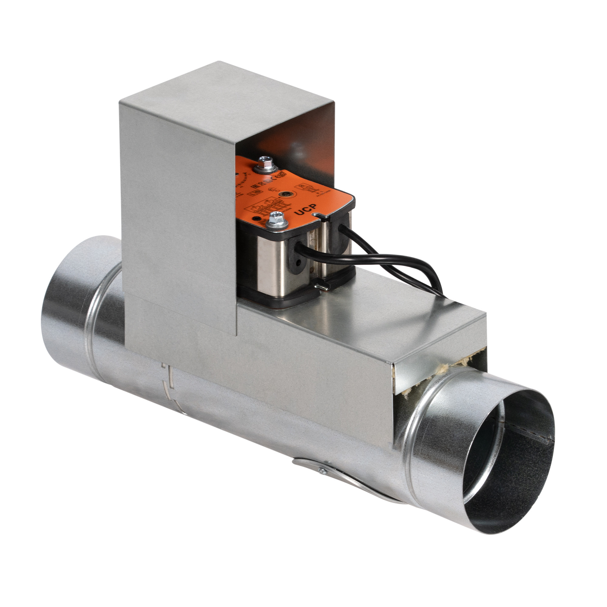 Клапан противопожарный SHUFT SHFDO-90-O-d250-MB24-0-0-0-0, Ø250 мм, EI 90