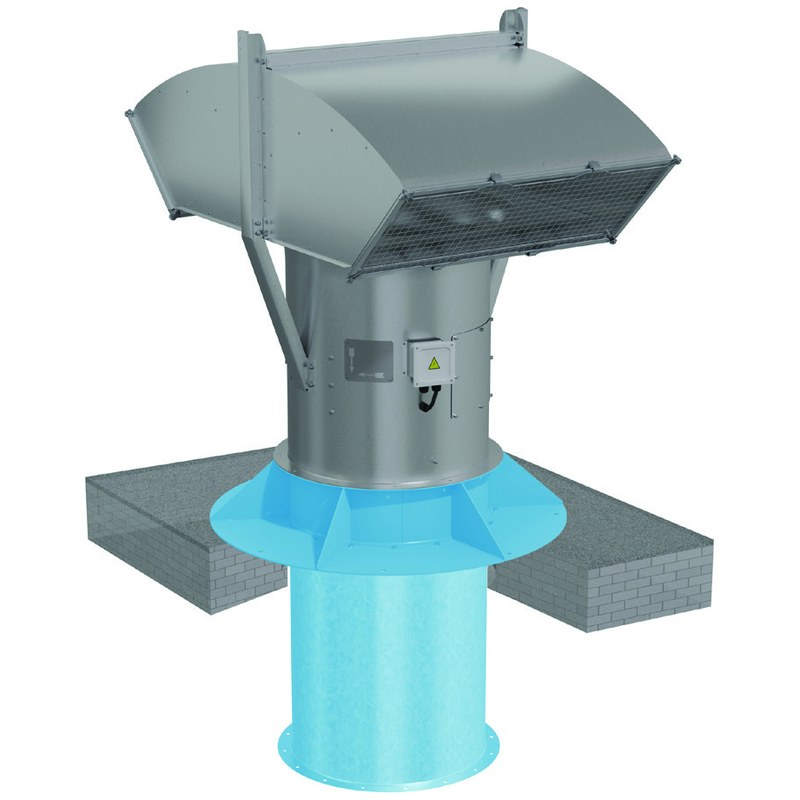 Вентилятор крышный осевой подпора ВОП-30-6,3-3/3000